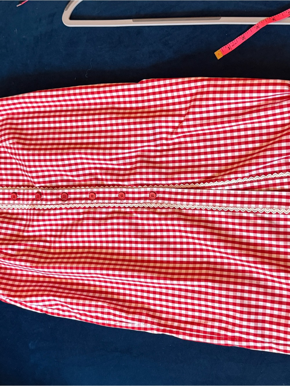 Showpo Red Gingham dress - Picture 6 of 7
